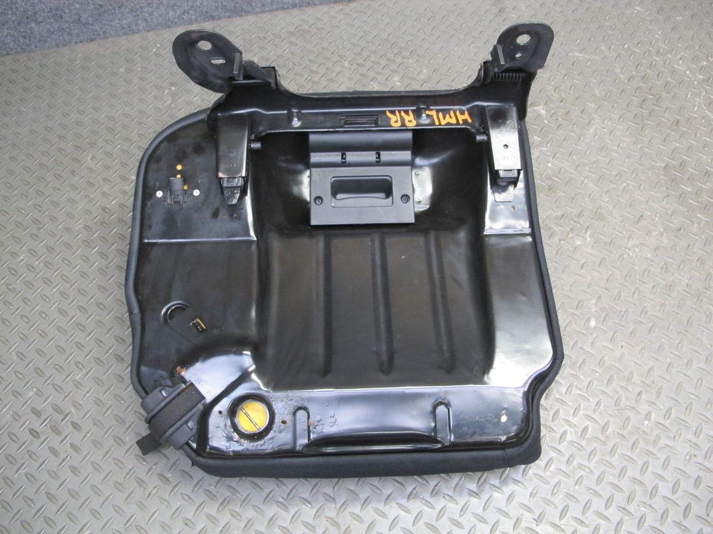 07-11 Mercedes W164 ML63 AMG Rear Right Seat Lower Cushion Leather Black OEM