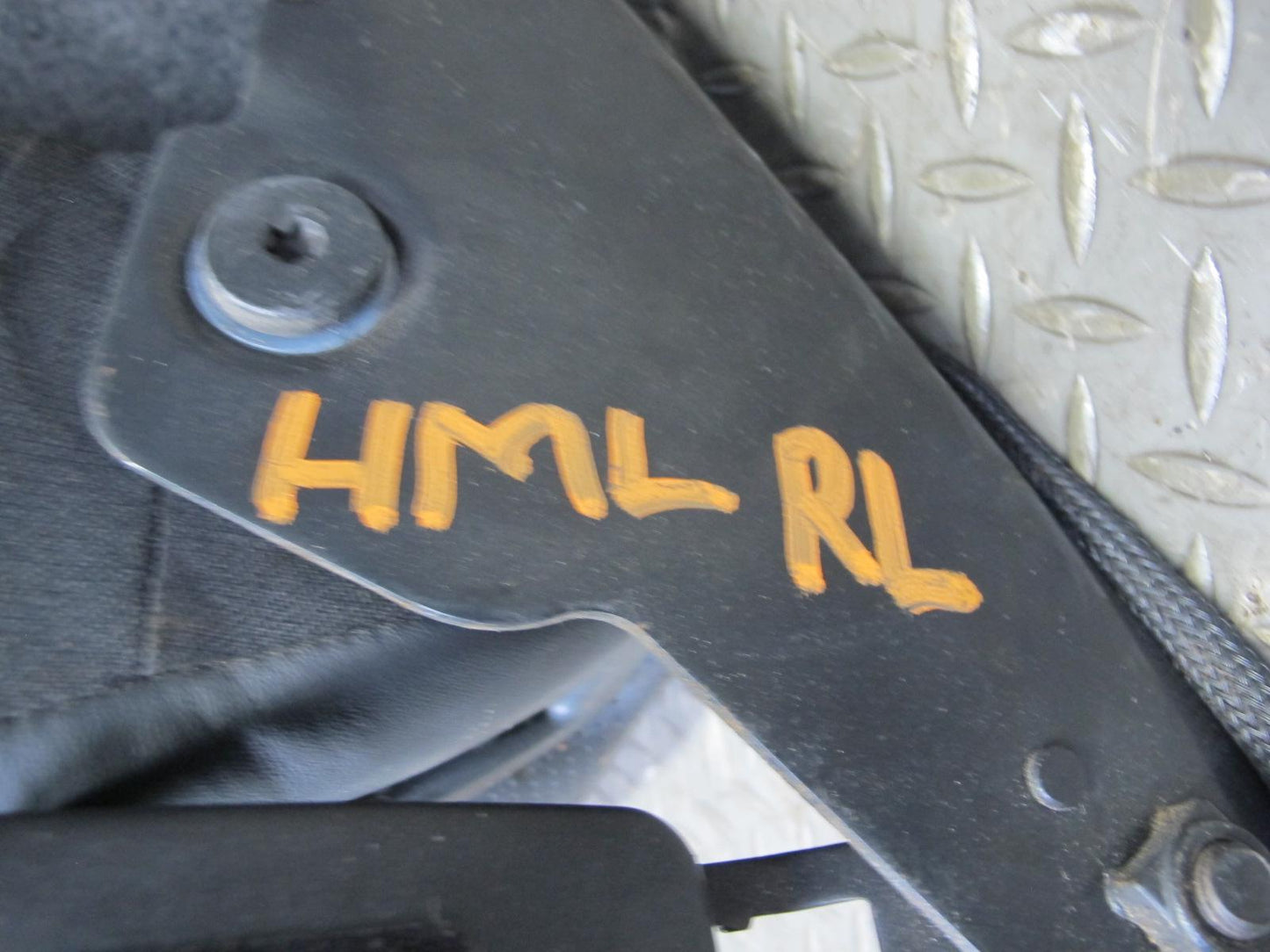 07-11 Mercedes W164 ML63 AMG Rear Right Seat Upper Cushion Leather Black OEM