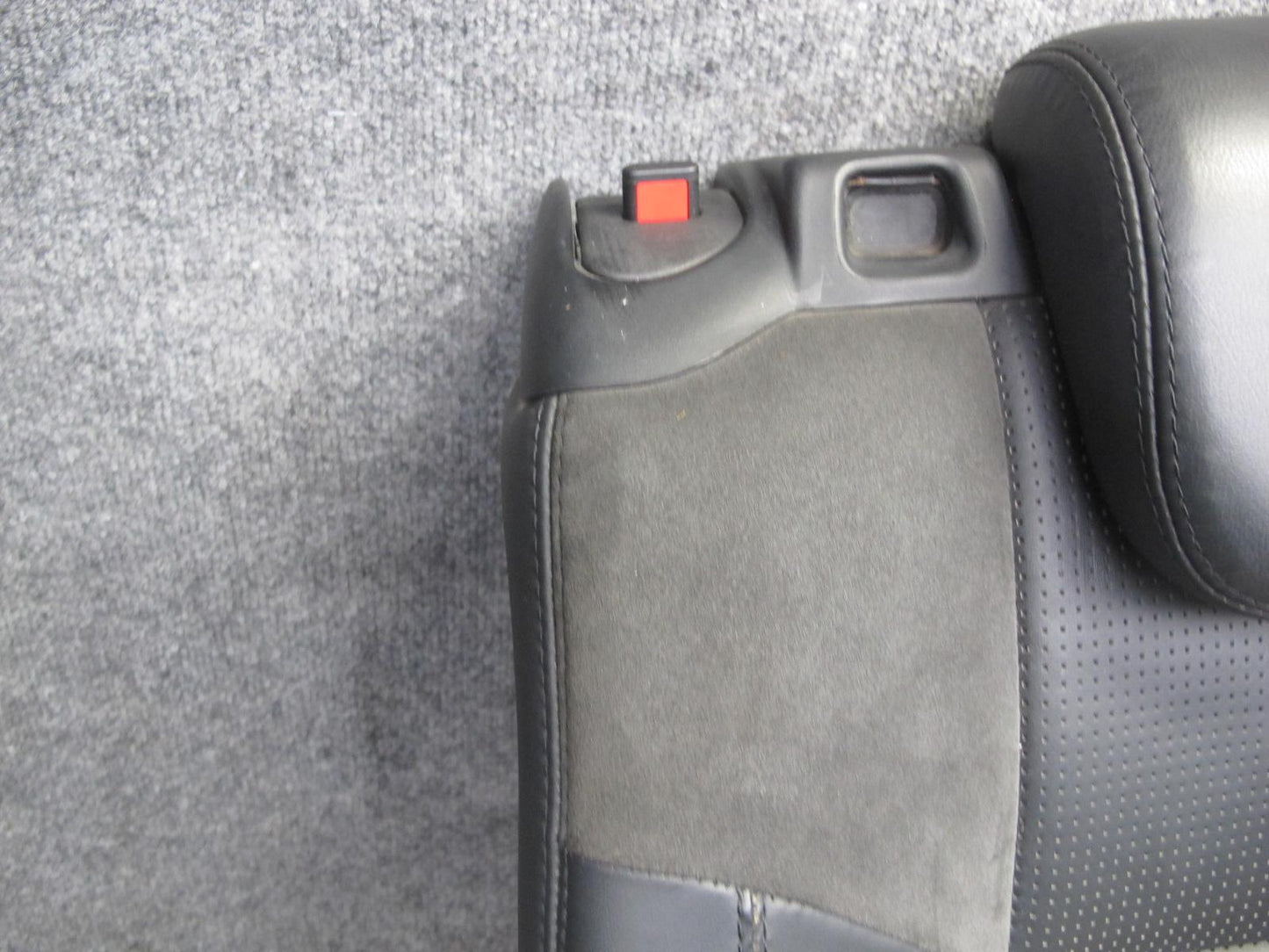 07-11 Mercedes W164 ML63 AMG Rear Right Seat Upper Cushion Leather Black OEM