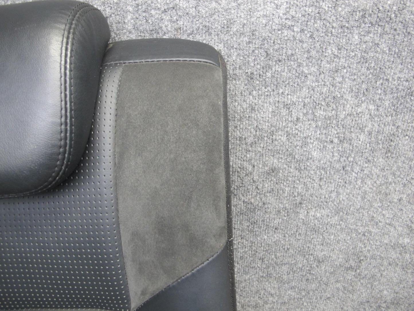 07-11 Mercedes W164 ML63 AMG Rear Right Seat Upper Cushion Leather Black OEM