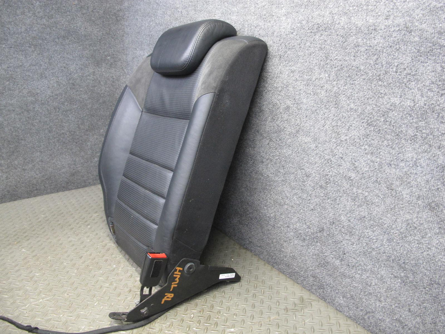 07-11 Mercedes W164 ML63 AMG Rear Right Seat Upper Cushion Leather Black OEM