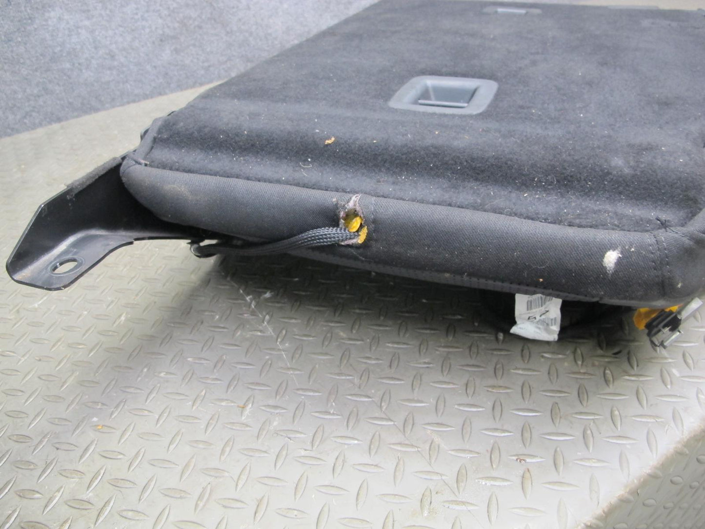 07-11 Mercedes W164 ML63 AMG Rear Right Seat Upper Cushion Leather Black OEM