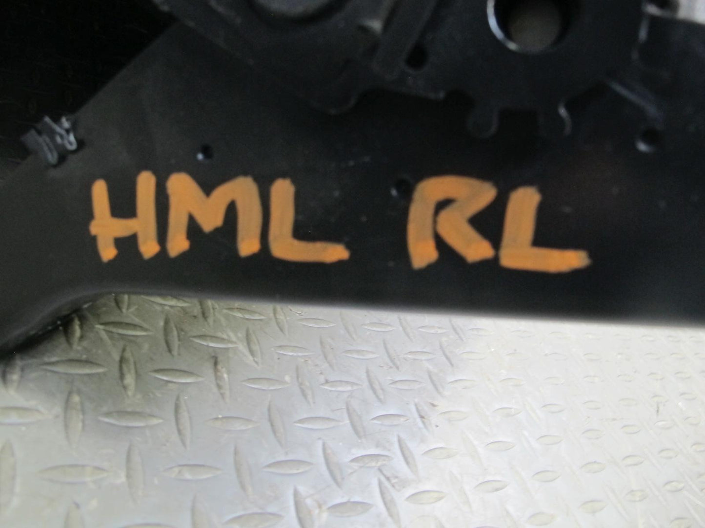 07-11 Mercedes W164 ML63 AMG Rear Left Seat Upper Cushion Leather Black OEM