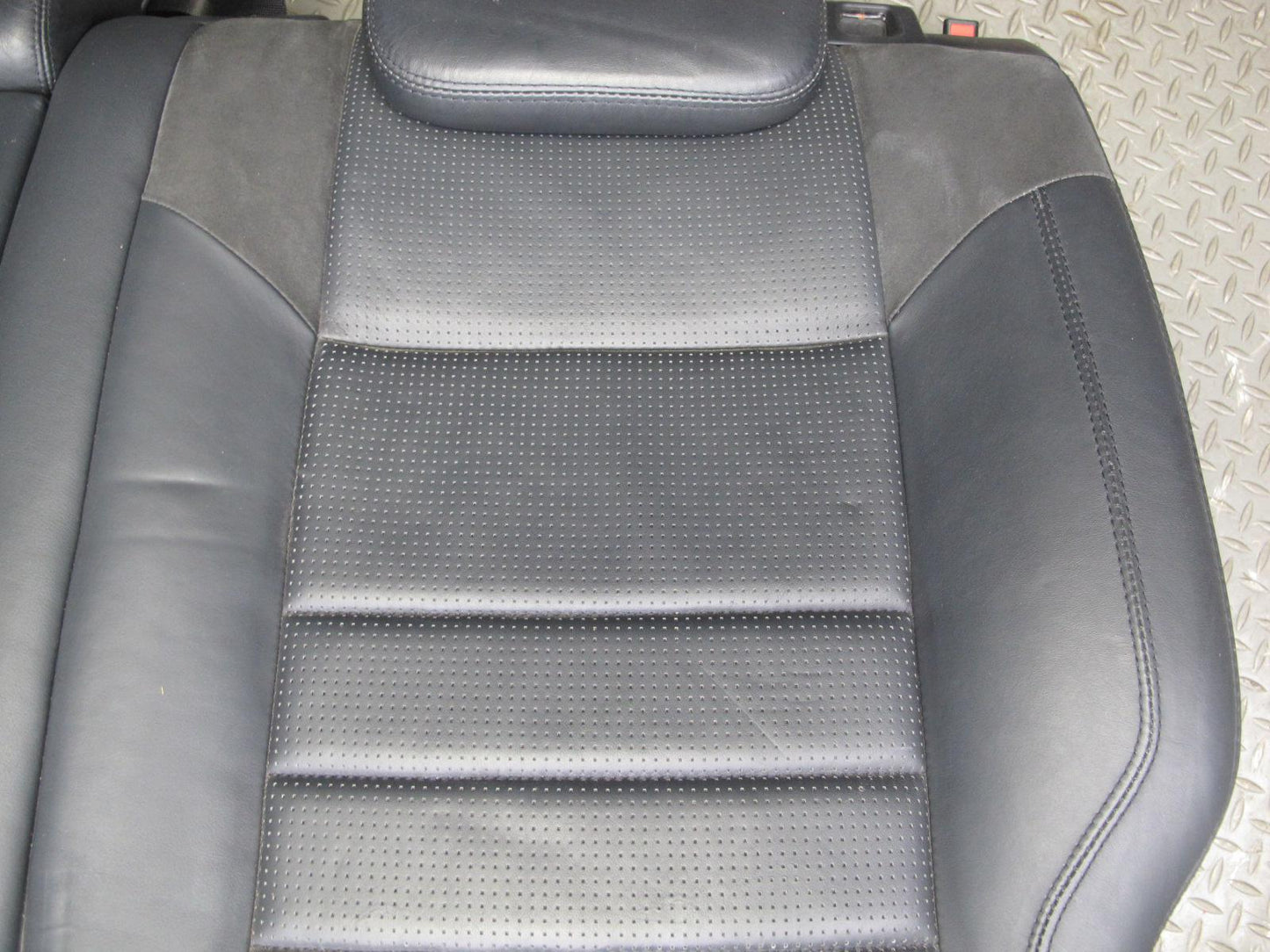 07-11 Mercedes W164 ML63 AMG Rear Left Seat Upper Cushion Leather Black OEM
