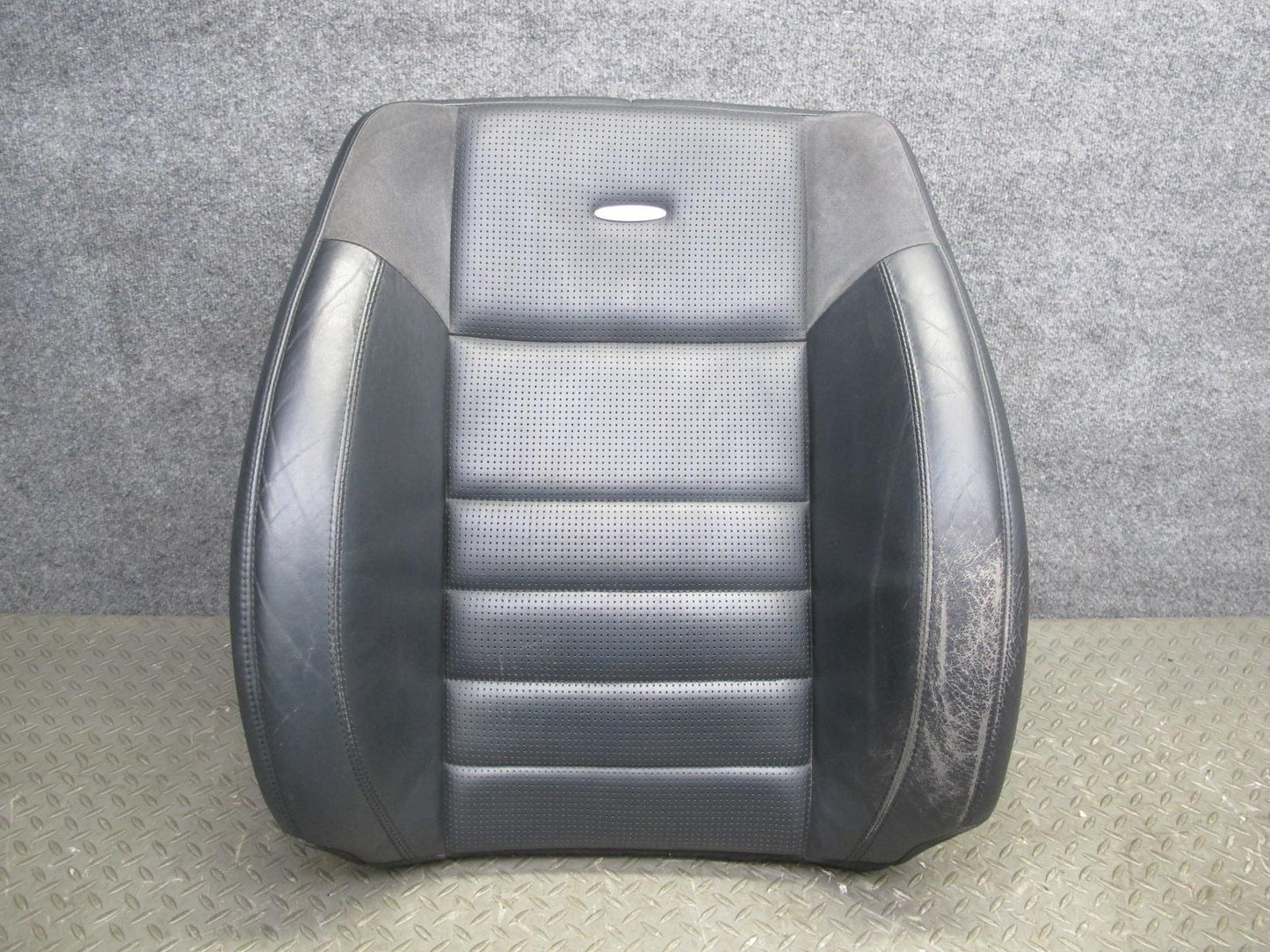 07-11 Mercedes W164 ML63 AMG Front Left Seat Upper Cushion Leather Black OEM