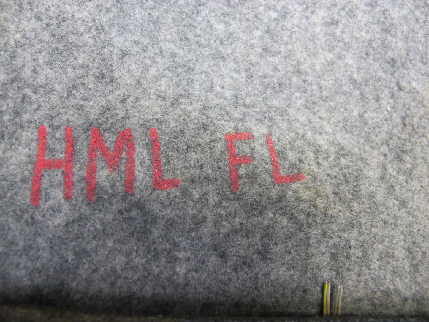 07-11 Mercedes W164 ML63 AMG Front Left Seat Upper Cushion Leather Black OEM