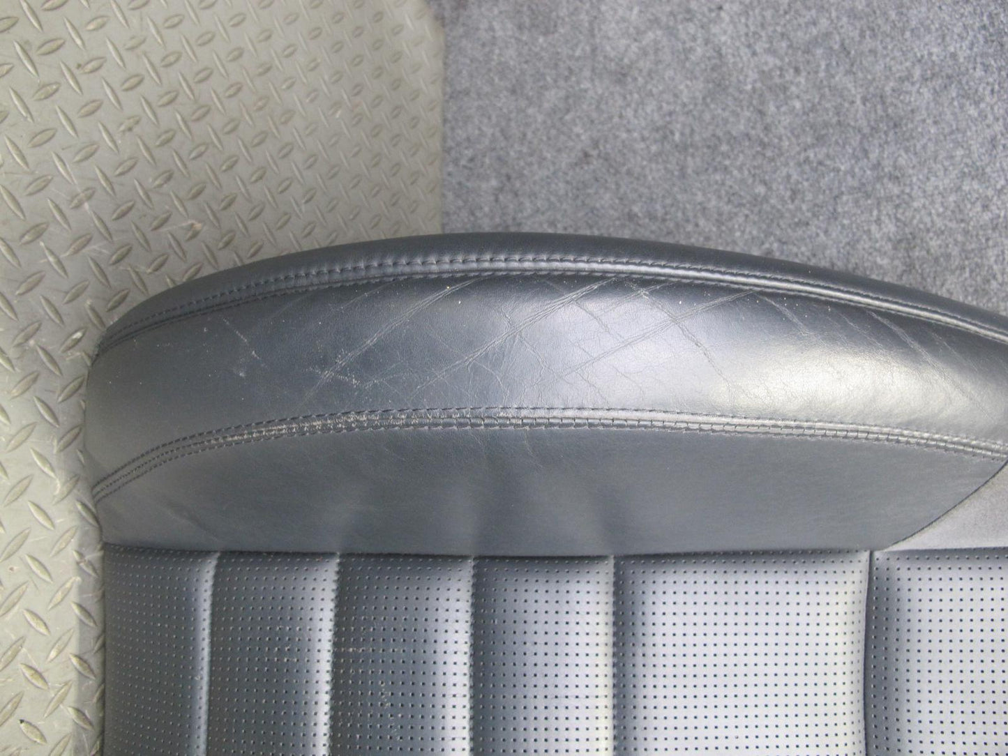 07-11 Mercedes W164 ML63 AMG Front Left Seat Upper Cushion Leather Black OEM