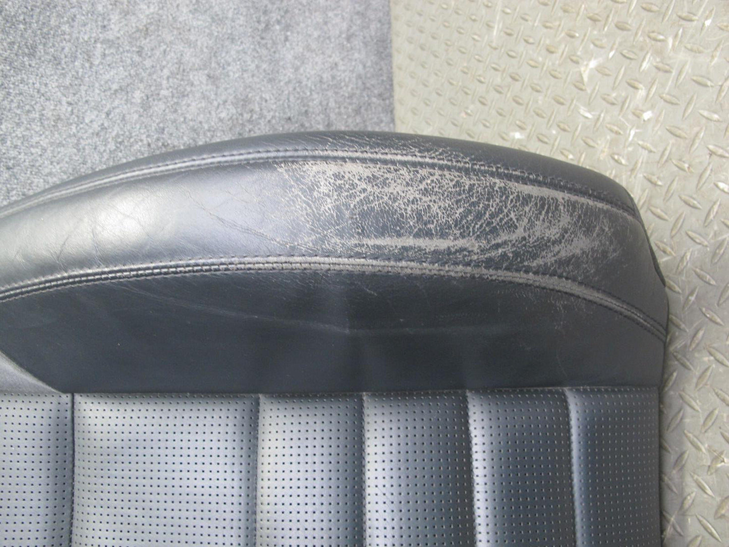 07-11 Mercedes W164 ML63 AMG Front Left Seat Upper Cushion Leather Black OEM