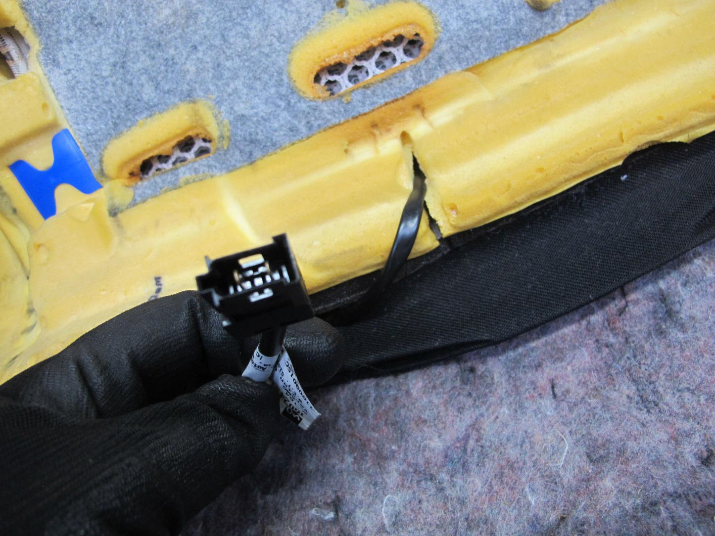 07-11 Mercedes W164 ML63 AMG Front Left Seat Upper Cushion Leather Black OEM