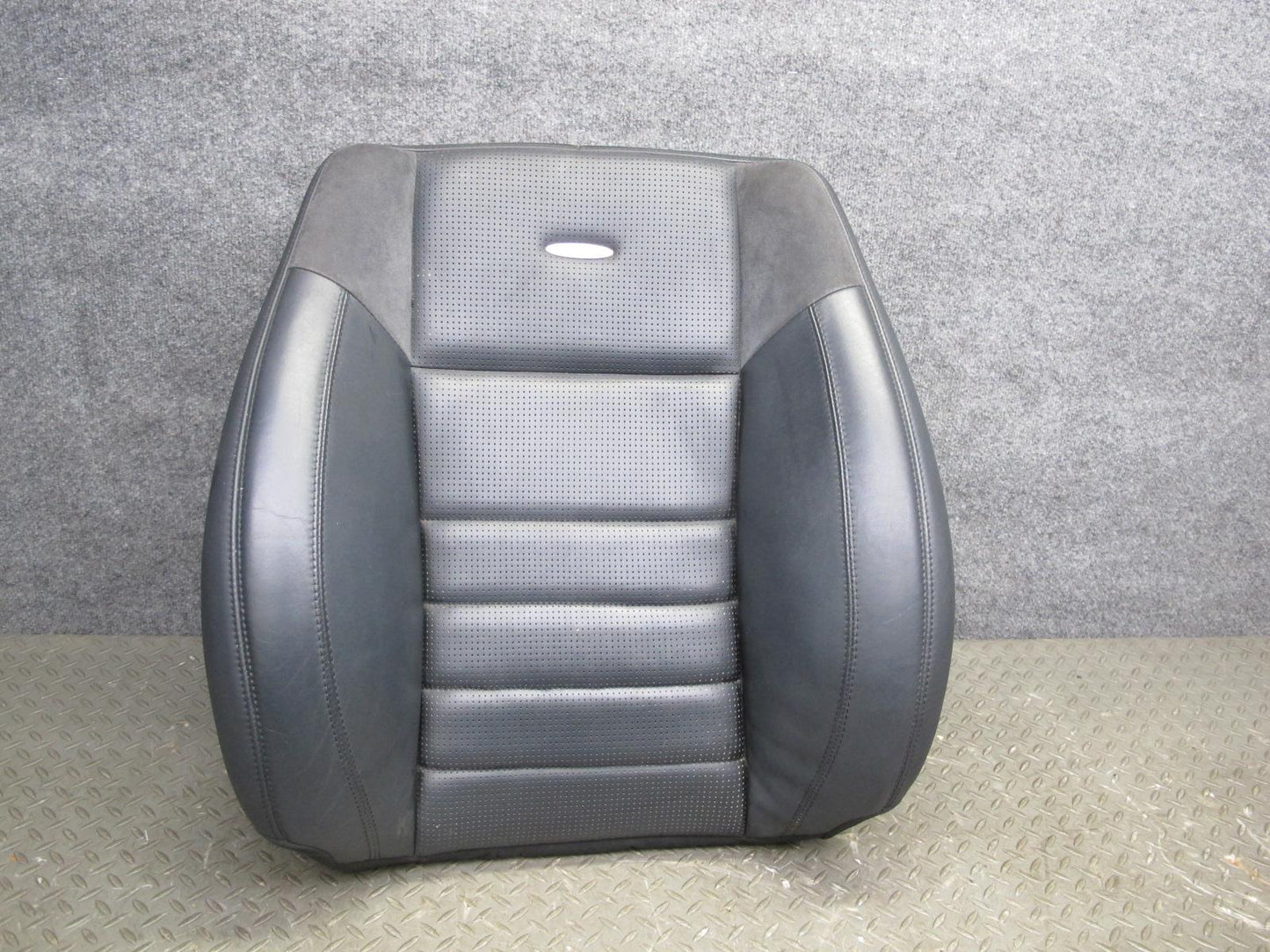 07-11 Mercedes W164 ML63 AMG Front Right Seat Upper Cushion Leather Black OEM