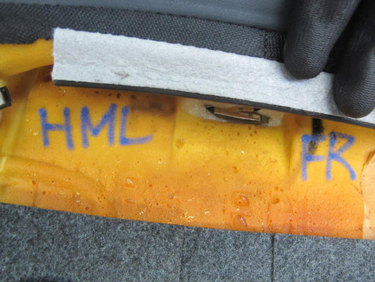 07-11 Mercedes W164 ML63 AMG Front Right Seat Upper Cushion Leather Black OEM