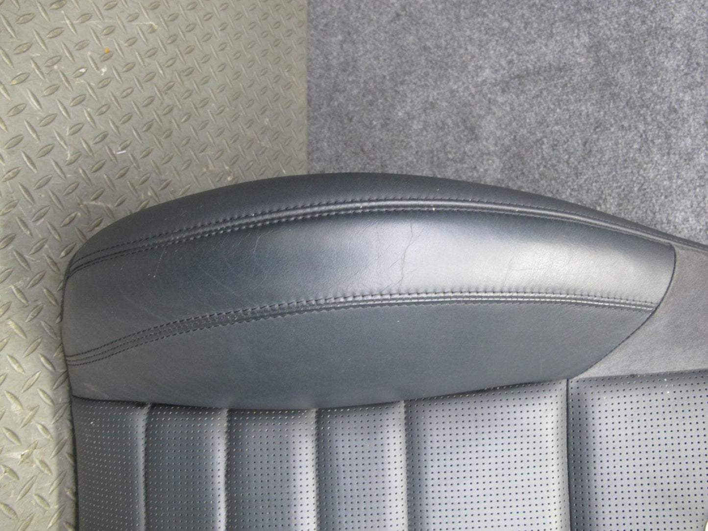 07-11 Mercedes W164 ML63 AMG Front Right Seat Upper Cushion Leather Black OEM