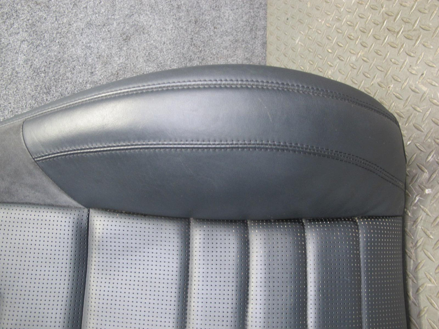 07-11 Mercedes W164 ML63 AMG Front Right Seat Upper Cushion Leather Black OEM