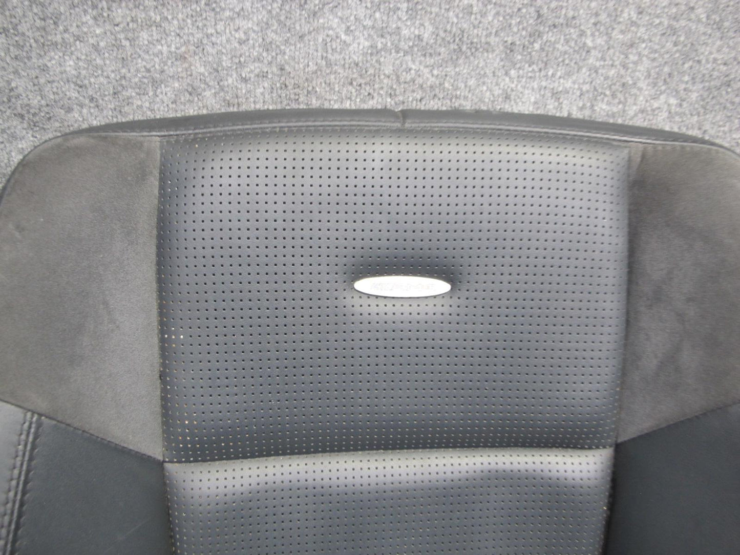 07-11 Mercedes W164 ML63 AMG Front Right Seat Upper Cushion Leather Black OEM
