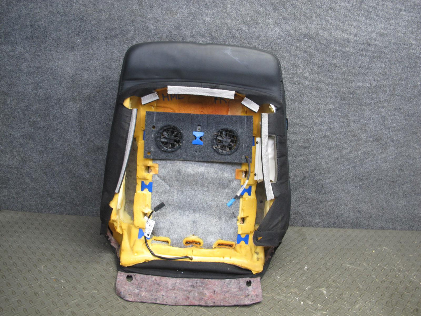 07-11 Mercedes W164 ML63 AMG Front Right Seat Upper Cushion Leather Black OEM