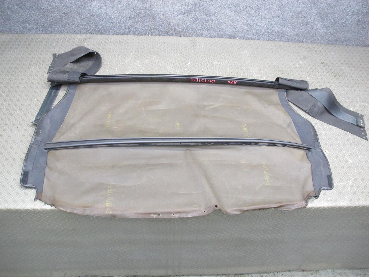 93-96 Nissan 300ZX Z32 Convertible Inside Soft TOP Roof Cover w Rails OEM
