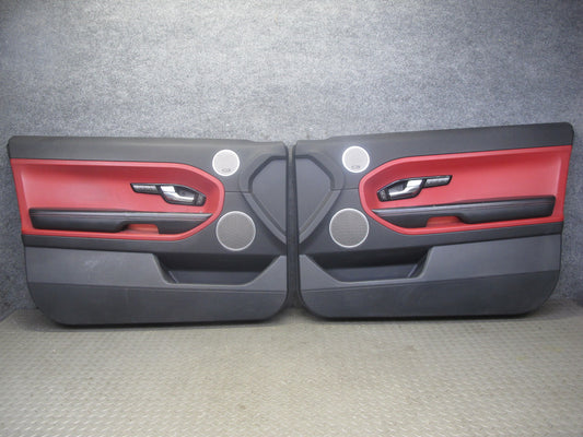 2012-2016 Range Rover Evoque L538 2DR Front Door Interior Trim Panel Set of 2