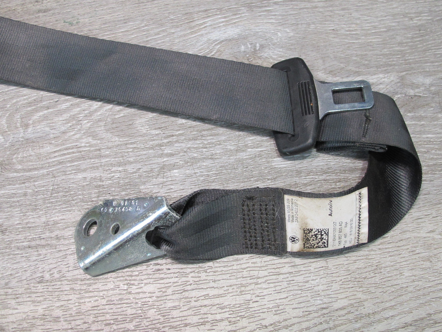 10-14 VOLKSWAGEN VW GOLF R MK6 REAR LEFT RIGHT SIDE SEATBELT RETRACTOR SET OEM