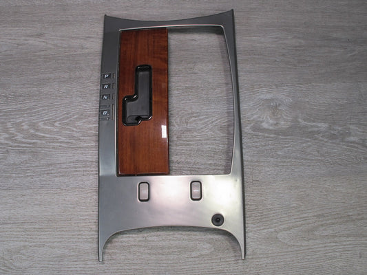 2004-2009 Cadillac XLR Center Console Shifter Bezel Trim Panel Wood