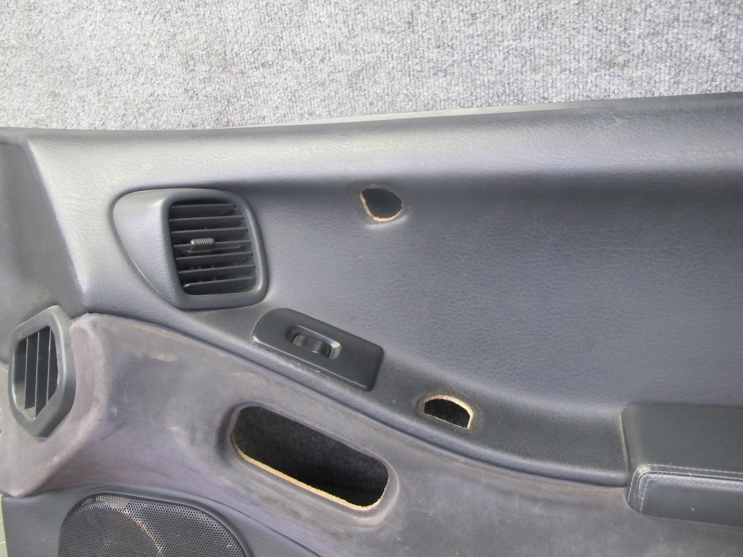 1993 Nissan 300ZX Z32 Convert Set of 2 Door Interior Trim Cover Panel Black OEM