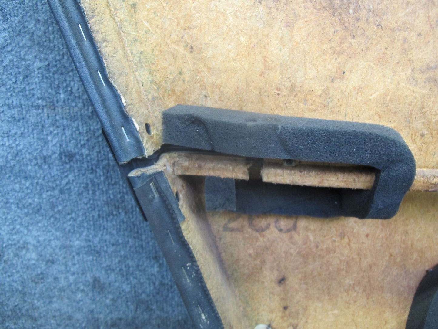 1993 Nissan 300ZX Z32 Convert Set of 2 Door Interior Trim Cover Panel Black OEM