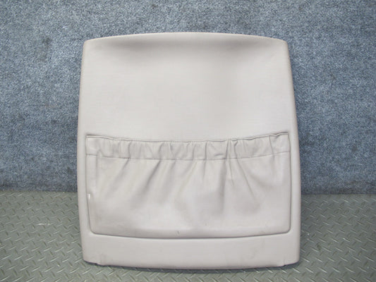 92-95 BMW E34 5-SERIES Front Left Seat Back Trim Cover Panel Parchment OEM