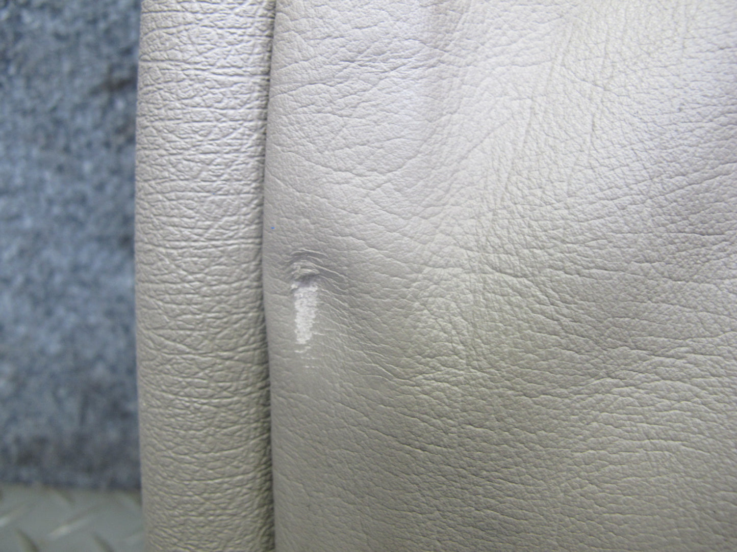 92-95 BMW E34 5-SERIES Front Left Seat Back Trim Cover Panel Parchment OEM