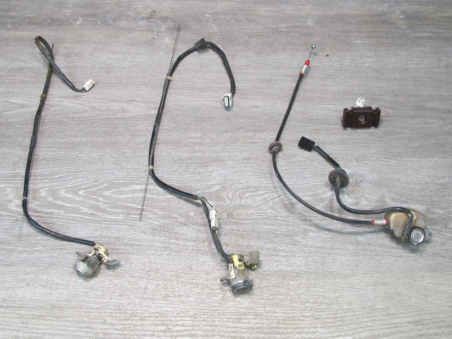 86-88 Toyota Supra MK3 Left & Right Door Trunk Glove Box Lock Cylinder Set OEM