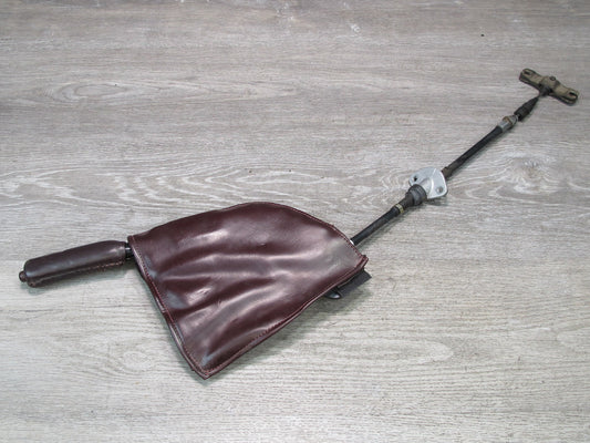 86-88 Toyota Supra MK3 Emergency Parking Handbrake Handle w Boot & Cable OEM