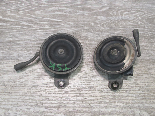 86-92 Toyota Supra MA70L Set of 2 High & Low Tone Note Pitch Horn Signal OEM