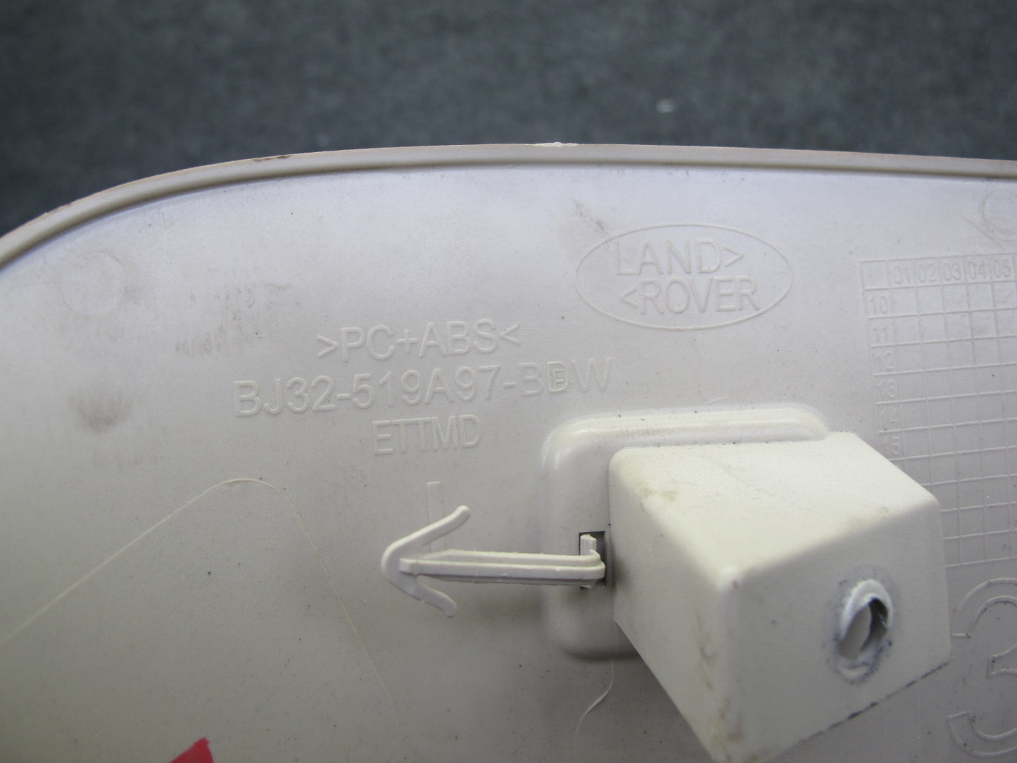 2012-2019 Range Rover Evoque L538 Rear Interior D Pillar Trim Panel Set of 2