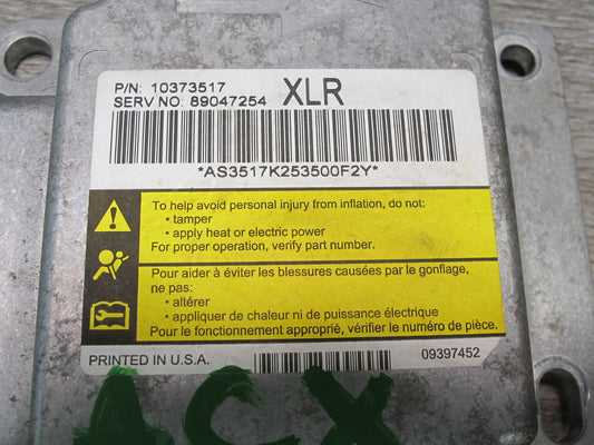 2006 CADILLAC XLR SRS AIRBAG CONTROL MODULE UNIT 10373517 OEM