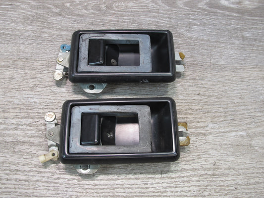 85-89 Toyota MR2 AW15 Set of 2 Left & Right Interior Door Handle w Trim OEM