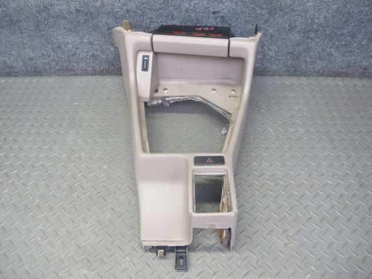 94-95 BMW E34 530i 540i Sedan Front Center Console Panel w Ashtray Parchment OEM