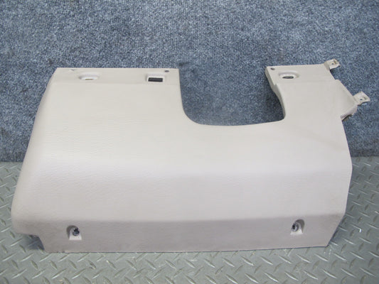 92-95 BMW E34 5-SERIES Front Dash Left Knee Trim Cover Panel Perchment OEM