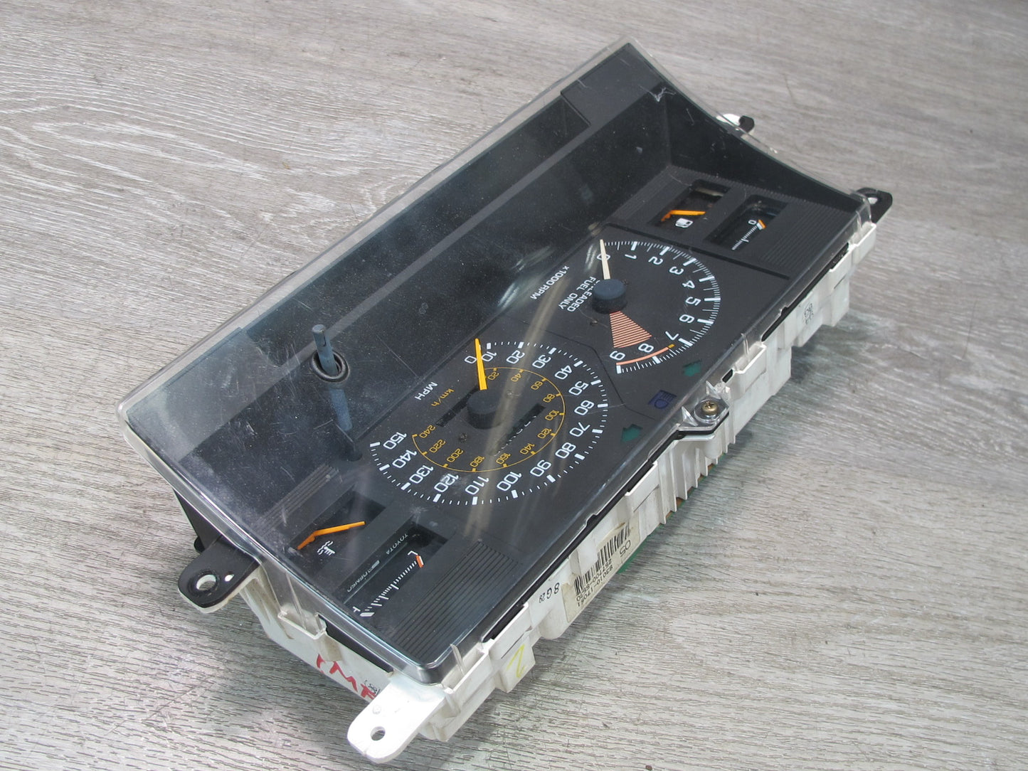 87-89 Toyota MR2 AW15 4AGELC NA M/T Instrument Cluster Gauge Speedometer OEM
