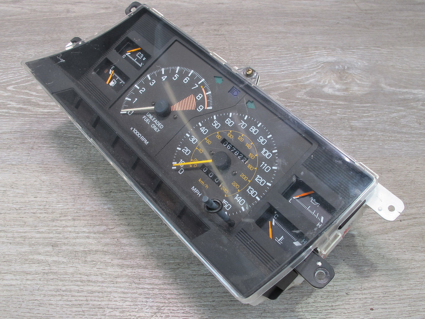 87-89 Toyota MR2 AW15 4AGELC NA M/T Instrument Cluster Gauge Speedometer OEM