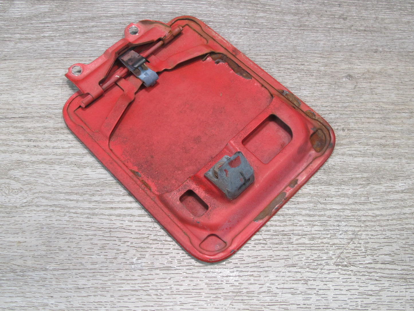 85-89 Toyota MR2 AW15 Fuel Tank Filler Door Lid Cover RED OEM