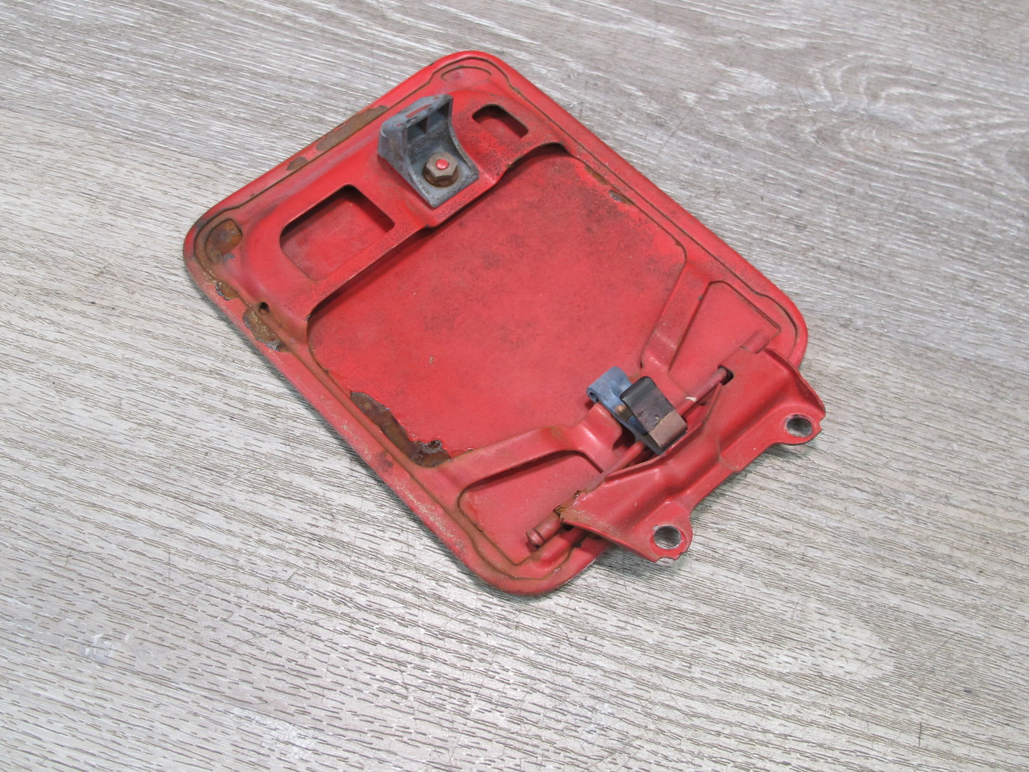 85-89 Toyota MR2 AW15 Fuel Tank Filler Door Lid Cover RED OEM