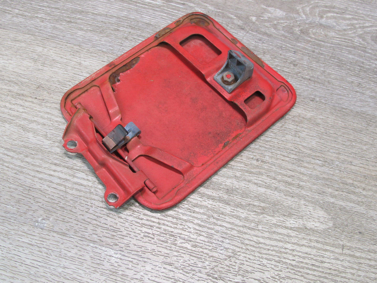 85-89 Toyota MR2 AW15 Fuel Tank Filler Door Lid Cover RED OEM