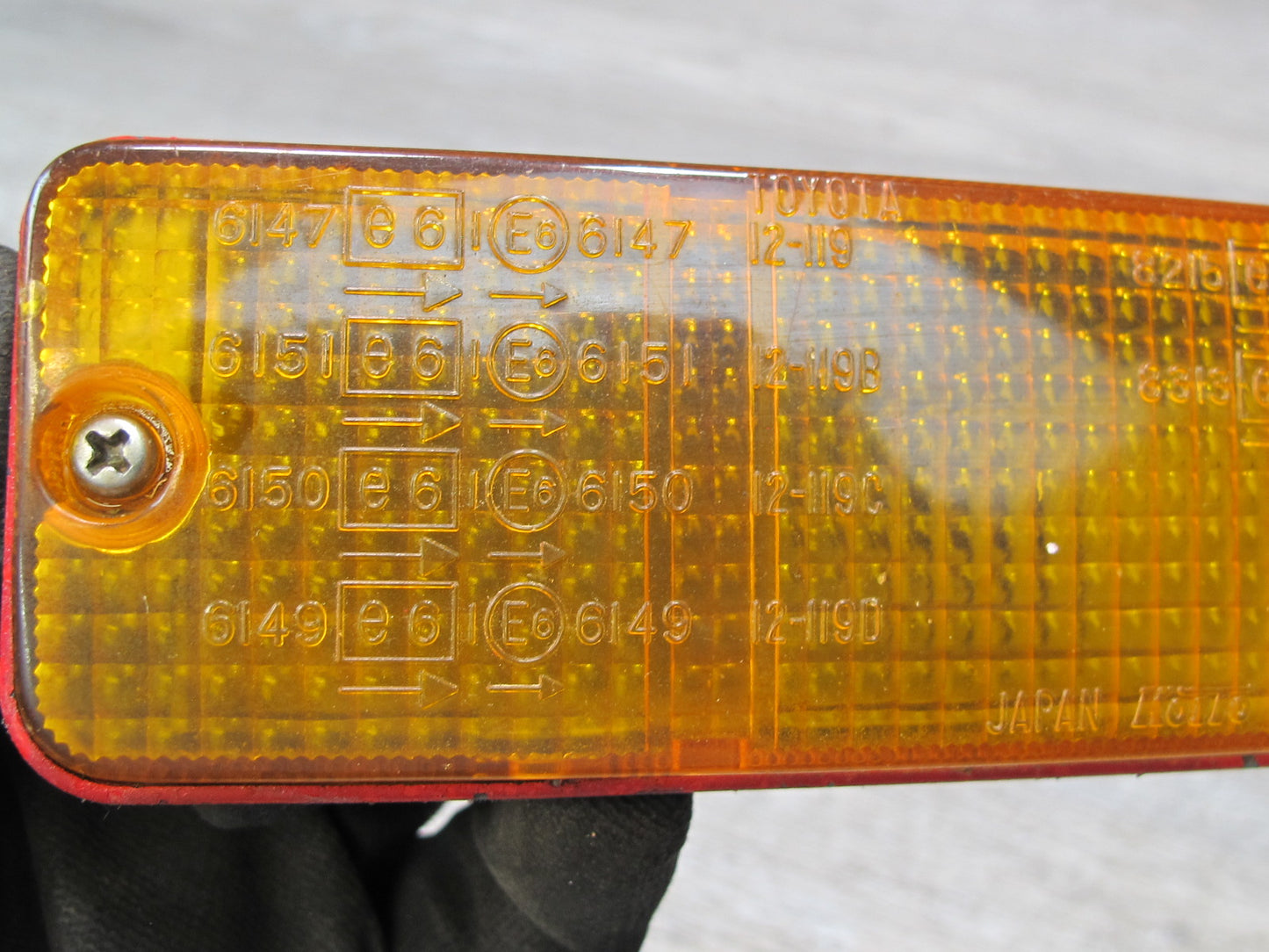 87-89 Toyota MR2 AW15 Front Bumper Left & Right Turn Signal Light Lamp Set OEM