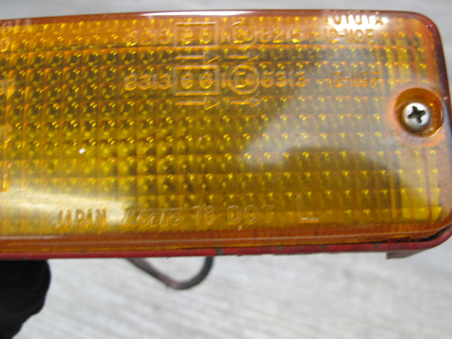 87-89 Toyota MR2 AW15 Front Bumper Left & Right Turn Signal Light Lamp Set OEM