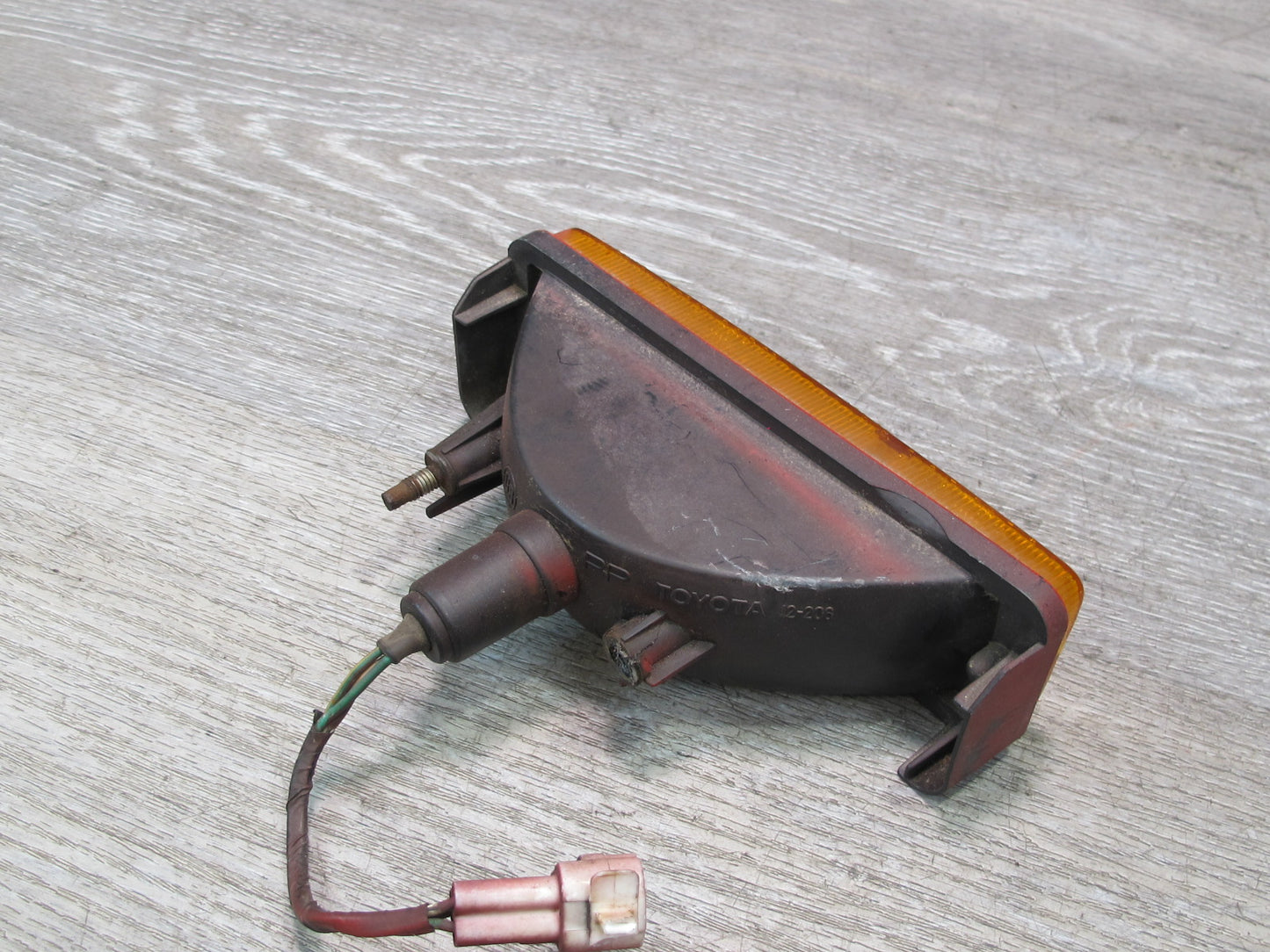 87-89 Toyota MR2 AW15 Front Bumper Left & Right Turn Signal Light Lamp Set OEM