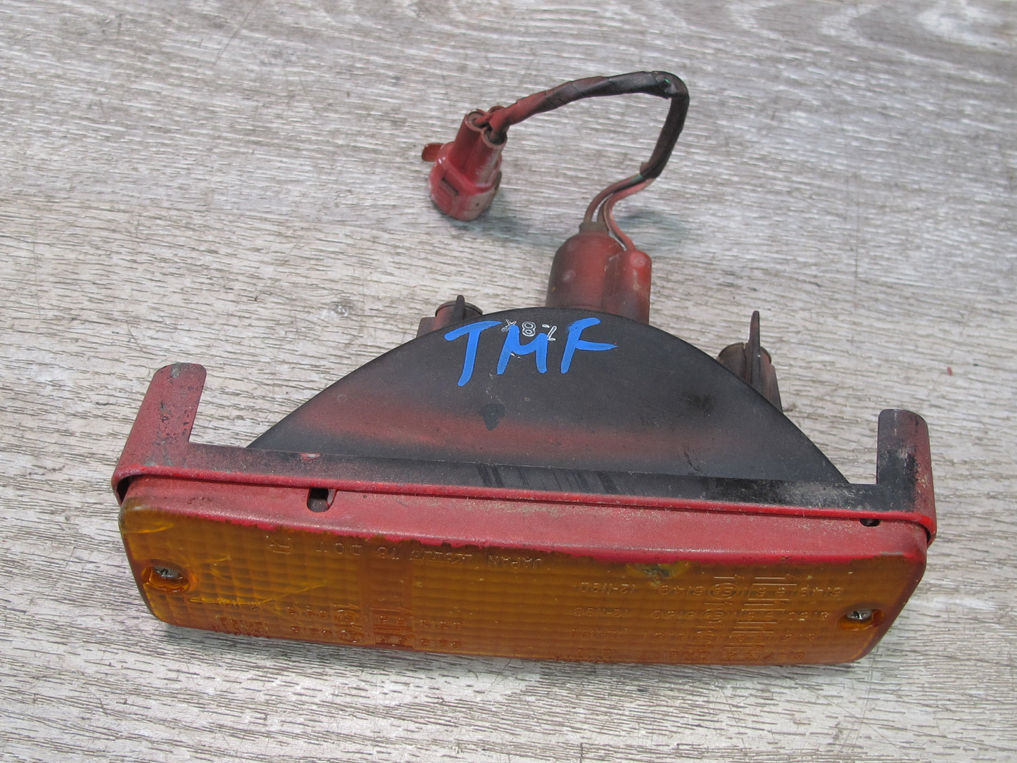87-89 Toyota MR2 AW15 Front Bumper Left & Right Turn Signal Light Lamp Set OEM