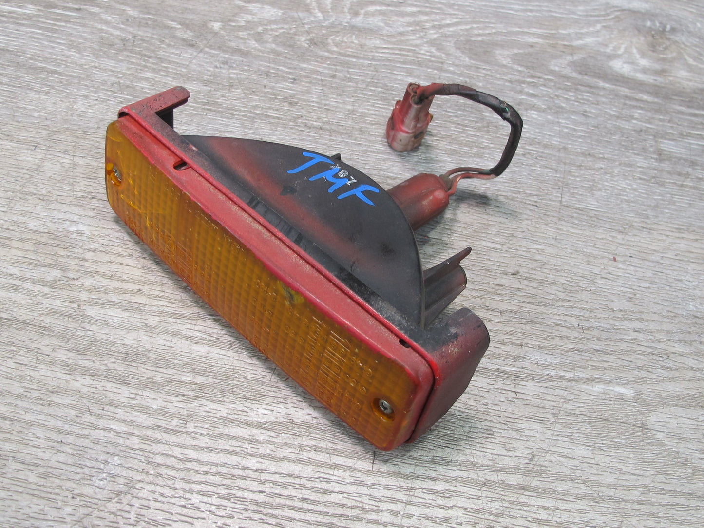 87-89 Toyota MR2 AW15 Front Bumper Left & Right Turn Signal Light Lamp Set OEM