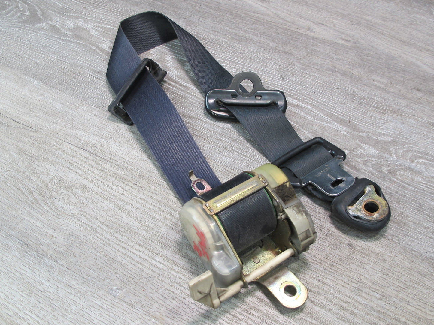 85-89 TOYOTA MR2 FRONT LEFT & RIGHT SIDE SEATBELT RETRACTOR SET OEM