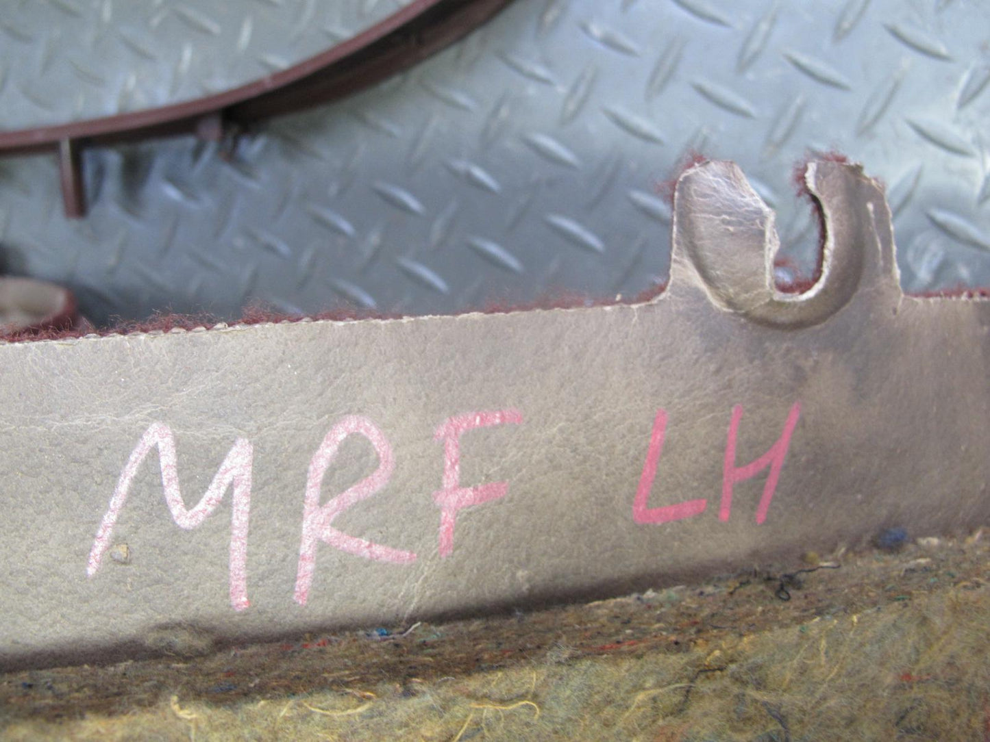 86-88 Mazda RX7 FC3S Coupe Rear Trunk Hatch Carpet Trim Cover Set RED OEM