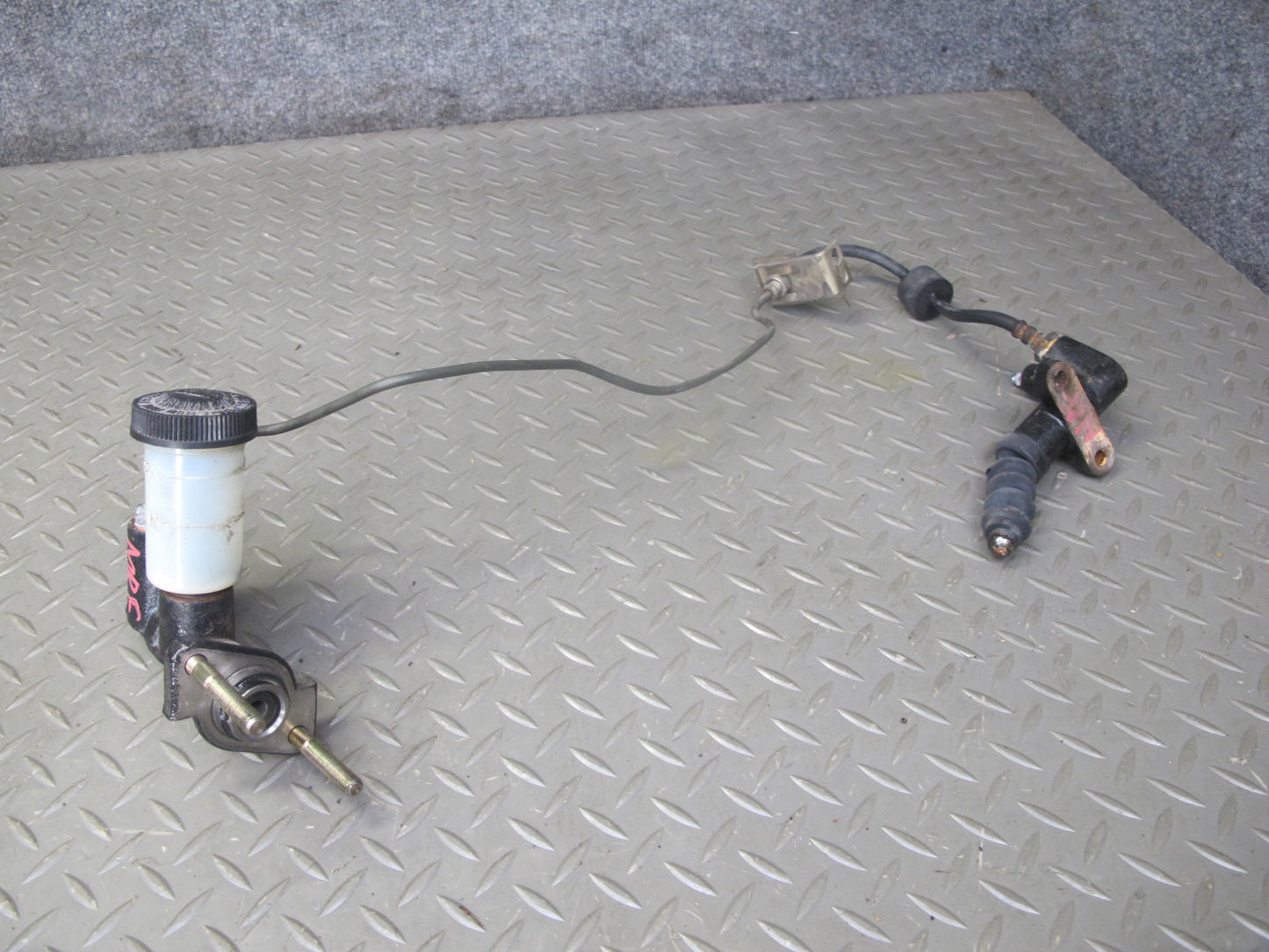 86-88 Mazda RX7 FC3S M/T Gas Accelerator Brake Clutch Pedal Cylinder Set OEM