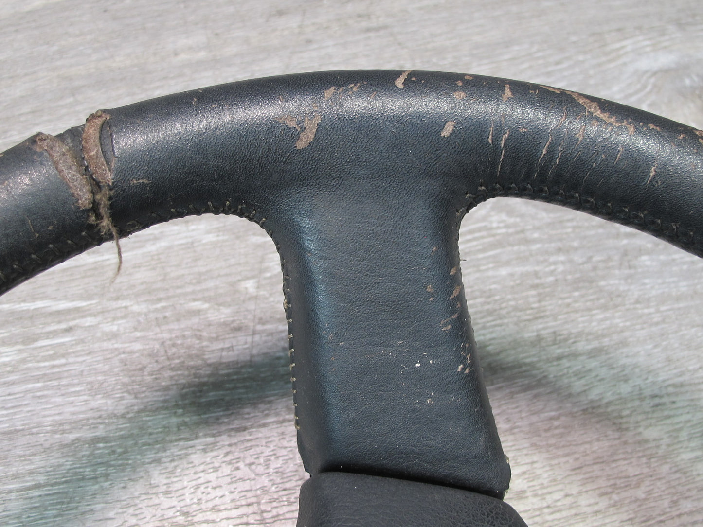 87-89 Toyota MR2 AW15 Leather Steering w Horn Black Assembly OEM