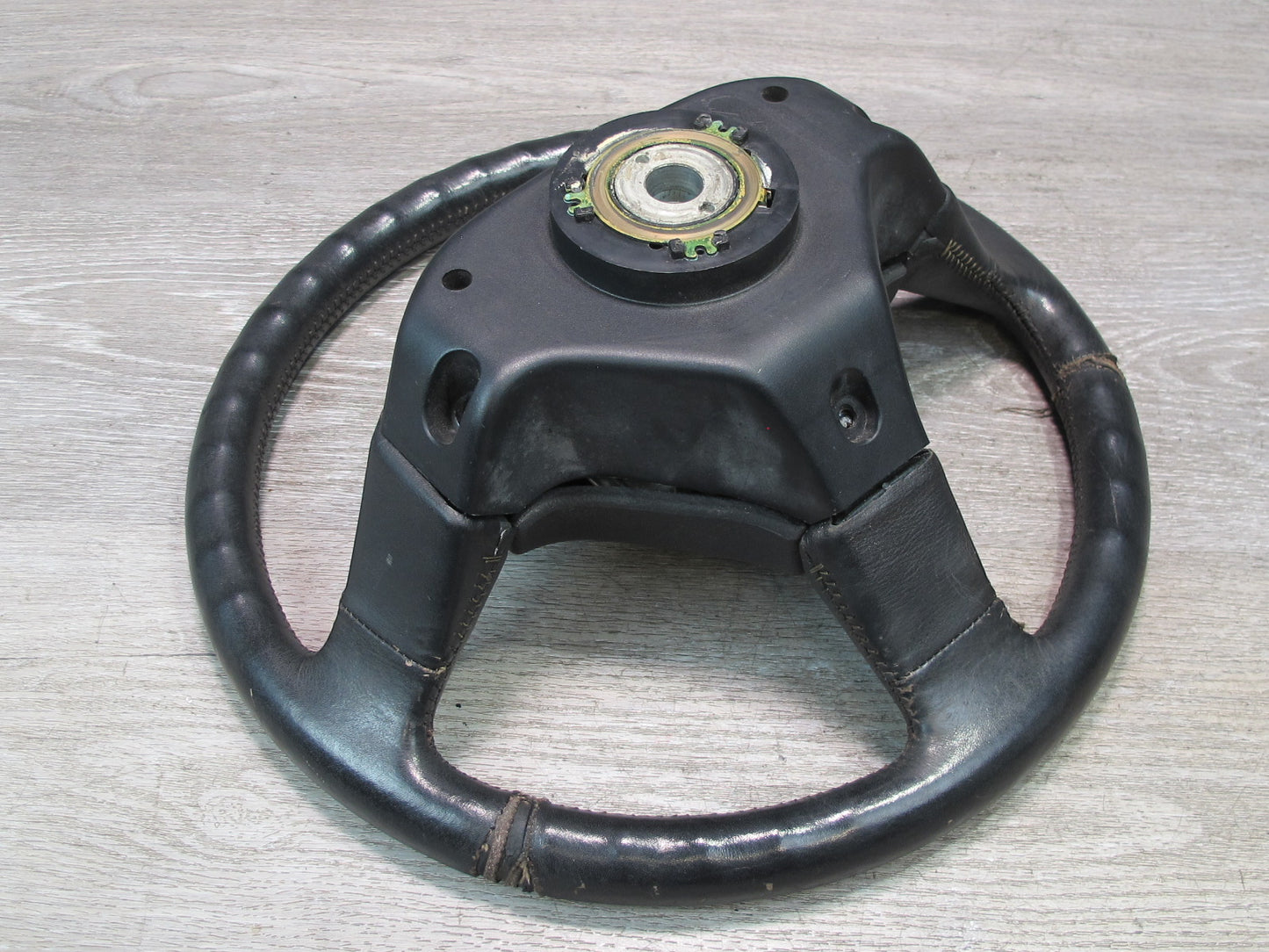 87-89 Toyota MR2 AW15 Leather Steering w Horn Black Assembly OEM
